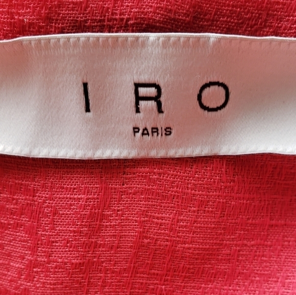 IRO Paris Poyra Puff-Sleeves Shirt, Size 38 (M/6) - Picture 9 of 10